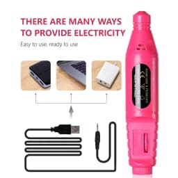 LINMANDA 6 In 1 Electric Nail Drills Kit Remove Polisher Manicure Portable Nail File Nail Drill Equipment Pen Tools Machine