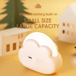 Wireless USB Night Light Mini Adorable Cloud Shape LED Night Lighst For Bedroom Baby Children Bedroom Desktop Decoration Lamps