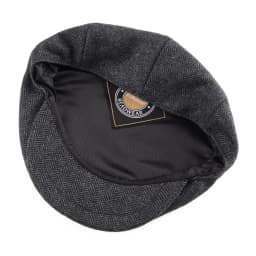 VOBOOM Wool Tweed Herringbone Flat Cap Newsboy Caps Men Women Classic Cabbie Driver Hat Beret for Male Golf Hunting Ivy Hats