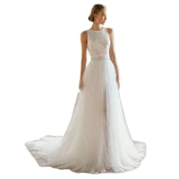 New Summer Beach Wedding Dresses Boho Bridal Gowns Lace Sleeveless Bride Dresses 2024 Latest White Wedding Gowns Customized