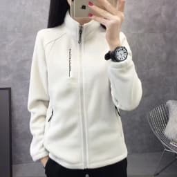 Plus Size Autumn Winter Polar Fleece Warm Coat Women Sweatshirt Outdoor Sports Casual Zipper Cardigan Jacket Top Slim Teenagers