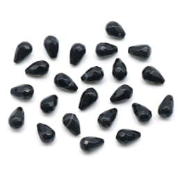 10PC New Reiki Natural Gem Stone Beads Charms Drop-shaped Faceted Moonstone Pendant for DIY Necklace Earring Jewelry Making Gift