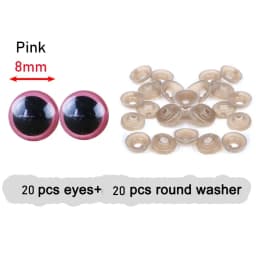 100/500 Pcs Black Safe Plastic Eyes Doll Eyes for DIY Dolls Making Toys Bear Eye Amigurumi Doll Accessories