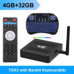 TOX3 Smart TV Box Android 11 4GB 32GB Amlogic S905X4 Wifi 1000M BT 4K Media Player Set Top Box