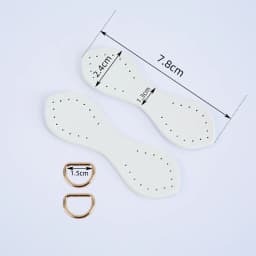 2pcs 4pcs Hand-Stitched DIY Buckle D Genuine Cowhide Leather Bag Straps Clip Connectors Hook Clasp Replacements