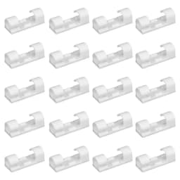 Cable Holders For Cords Set Of 20pcs No Drilling Cord Management Desktop Wire Organization For USB Cables Ethernet Cables Mouse