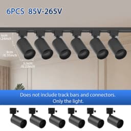 GU10 LED Track Light Full Sets Ceiling Lighting Indoor Kitchen Lamp LED Spotlight for Living Room Store Decor Ceiling Spot Light