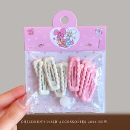 10Pcs/Set White Pink Star Flower Hair Clips For Girls Cute Sweet Kids Hairpins Barrettes Fashion Princess Headwear Children Hair