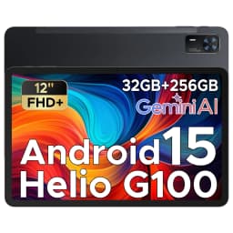 DOOGEE Tab E3+ Tablet 32GB 256GB 12" 2K Display Android 15 Helio G100 8800mAh Battery Gemini AI Smart Pad TabletPC