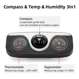 Multifunctional Compass Portable Compact Navigation Device Universal Outdoor High Precision Compass For Car Boat Moto Bicycle