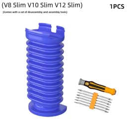 Suitable for Dyson V8 Slim V10 Slim V12 Slim V15 Slim SV18 SV20 Vacuum Cleaner Suction Head Roller Blue Hose (with Tools)