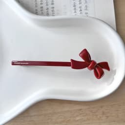 Korea France 3D Bow Spring Clip Versatile Princess Hair Clip One Word Clip