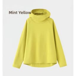 Min San Jin Early Spring Sun Protection Hoodie Long Sleeve Base Layer Checkered Pattern Couple's Sweatshirt SPF015CS