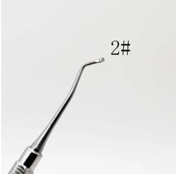 1 Pc Dental Restorative Excavator Double Ended Spoon Oral Care Tooth Cleaning Excavator Spoon Double Ends Stainless steel