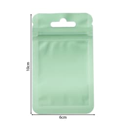 20pcs Cute Self-Sealing Resealable Bag Foil Zipper Pouch For DIY Jewelry Product Storage Organization Packaging Gift Storage Bag