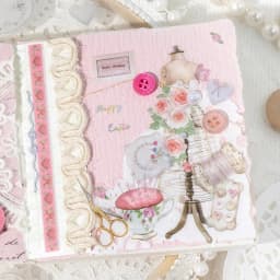 Journal GO 5x200cm Sewing Time Tape Stickers Decorative Collage Junk Journal Adhesive DIY Scrapbooking Hand Made Masking Tape