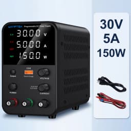 Wanptek Laboratory DC Power Supply 30V 5A 30V 10A 60V 5A 120V 3A Adjustable with USB Fast Charging Bench Switching Power Supply