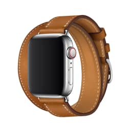 For Apple Watch Band Genuine Swift Leather Strap 8 7 41 45mm Double Tour Bracelet for iWatch Ulta 49mm 6 5 4 3 2 38 42mm 44 40mm
