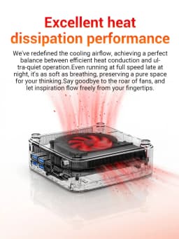 FIREBAT R3 Mini PC AMD Ryzen 3 4300U 8GB/16GB LPDDR4 RAM 256GB/512GB SSD M.2 SATA Windows11 Pro Desktop Computer WiFi6 BT5.2