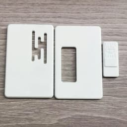 DIY Door Hinge Mounting Plate With Holes For Home Kitchen Cupboard for for BB Stubby aio RAGA SSPP switch panels Doors Furniture