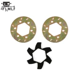 Remote Control Car CNC Metal Brakes Pad or Brake Disc Set for 1/5 Scale HPI ROFUN BAHA ROVAN KM BAJA 5B 5T 5SC SS RC Truck Parts
