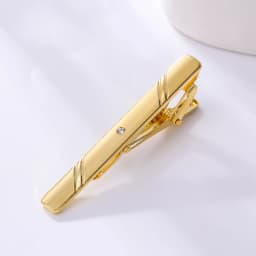 1Pcs Fashion Tie Clip for Men Copper Simple Bar Clasp Practical Mens Classic Tie Clips Clamp Pin Jewelry Necktie Wedding Gift