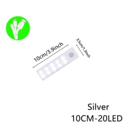 Wireless LED Night Light With Motion Sensor Kitchen Closet Corridor Lamp USB Charging Ultra Thin Magnetic Smart Lights