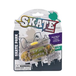 Finger Skateboard Shallow Concave Double Upturned Blister Card Package Fingerboard with Metal Bridge Competitive Fingertip Toy