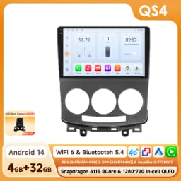 Hizpo 2 Din For MAZDA 5 2005 2006 2007 2008 2009 2010 Car Radio Multimedia Video Player Navigation GPS Carplay Android Auto RDS