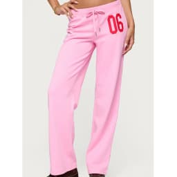 Women Autumn Y2K Solid Baggy Harajuku Drawstring Cargo Pants Number Print Wide Leg Pants Parachute Sweatpants Joggers Trousers