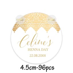 Custom Henna Water Bottle Labels Stickers Self Adhesive Candy Wrap Bridal Shower Decor Personalized Text