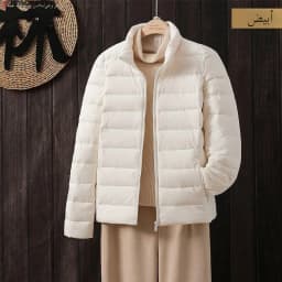 Lightweight Padded Cotton Jacket Women's 2025 New Style Hooded Stand Collar Slim Fit Short Coat Autumn Winter Outerwear