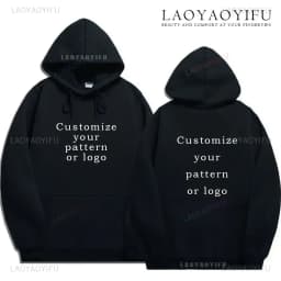 Customized Print Personalized Hoodie Warming and Comfort Sweatshirt Student Casual Custom Printed Text DIY Hoodie Fashion
