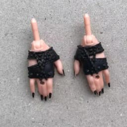 Original Doll Hands Shoes Boots Earrings Decors Doll Replacement White Beige Brown Hands Colorful Doll Accessories