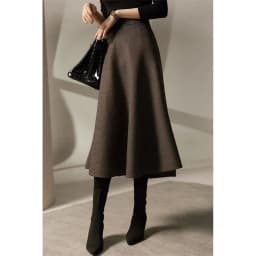 Autumn Winter Wool Plaid Warm Vintage Midi Long Skirt Women Korean Thicken High Waist Skirt Female A-Line Office Lady Elegant