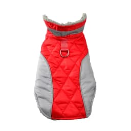 Reflective Dog Jacket Fleece Lined Warm Winter Pet Clothes Adjustable Hook Loop Coat for Small Medium Dogs French Bulldog Pug