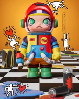 POP MART MEGA COLLECTION 100% SPACE MOLLY SERIES Genuine Blind Box Mystery Box Guess Bag Toys Doll Cute Anime Figure Desktop