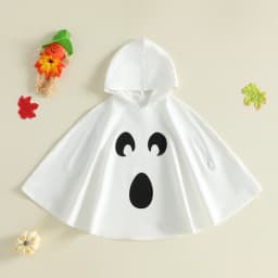 Toddler Boy Kids Halloween Ghost Costumes Boys Girls Hooded Cloak Fancy Cosplay Child Clothes