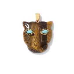 Fatima Hamsa Hand Evil Eye Pendant Lapis Lazuli Amethysts Rose Quart Natural Stone Charm For Making Necklace Bracelet Accessorie