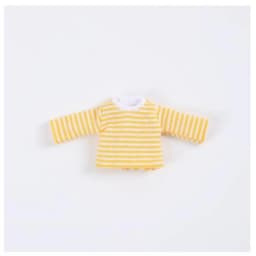 DIY Handmake Stripe Tops Cute 5 Colors T-shirt Casual Clothes Suits for 1/12 BJD Dolls/for 1/11 OB11 Dolls