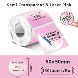 1Roll Label Sticker Self-Adhesive Thermal Paper,Suit for M110 M220 M200 E210 P50 DETONG P1 WP9520 Munbyn Nelko PM220 MiniPrinter