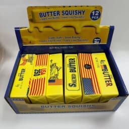 2026 Hot Butter Squishy Pu Slow Rising Squeeze Creative Multicolor Stress Relief Simulated Butter Anxiety Relief Fidget Toy