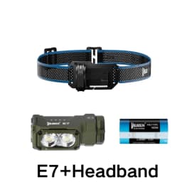 WUBEN E7 Best Rechargeable Headlamp 1800 lumens Include One 26650 Battery-Green