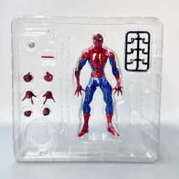 Spider-Man Symbiote Super Action Collectible Figure - Comes with Interchangeable Eyes and Hands, Stand Included in the Set