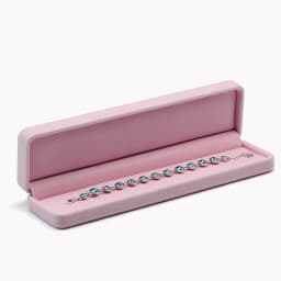 Oirlv Velvet Ring Box Classical Earring Necklace Bangle/Bracelet Case Jewelry Gift Box for Wedding Jewelry Display Storage Box