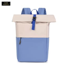 Roll Top Casual Backpack, Large Capacity Business Laptop Bag, Commute Work Backpack for Office & College Students