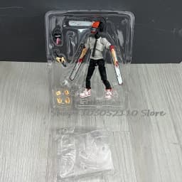Figma 586 Chainsaw Man Action Figure SHF Denji Katana Man Anime Model Doll Statue Joint Movable Movie Toys Gifts