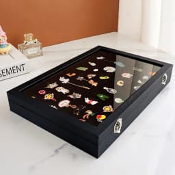 Pin Display Case Breastpin Medal Display Box Storage Box Dust-Proof Brooch Box Display Rack Jewelry Medal Collection Display Box