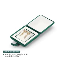High Grade Double Open Jewelry Box Velvet Engagement Ring Box Wedding Ring Necklace Earring Gift Boxes Organizers Storage