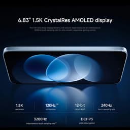 Global Version Redmi Note 17 Pro 5G Snapdragon 6s Gen 4 Mobile Platform 50MP 67W HyperCharge 8340mAh 6.83" AMOLED display